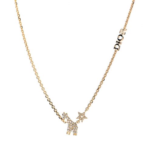 dior giraffe necklace